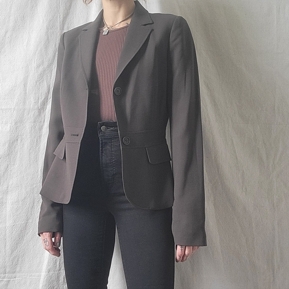 Vintage J. Crew Grey Blazer - Picture 1 of 7